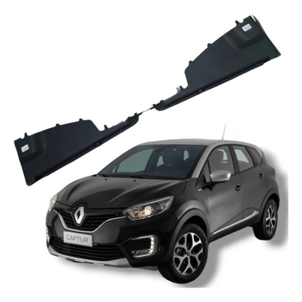 Par Suporte Tampão Bagagito Renault Captur 2018 A 2021