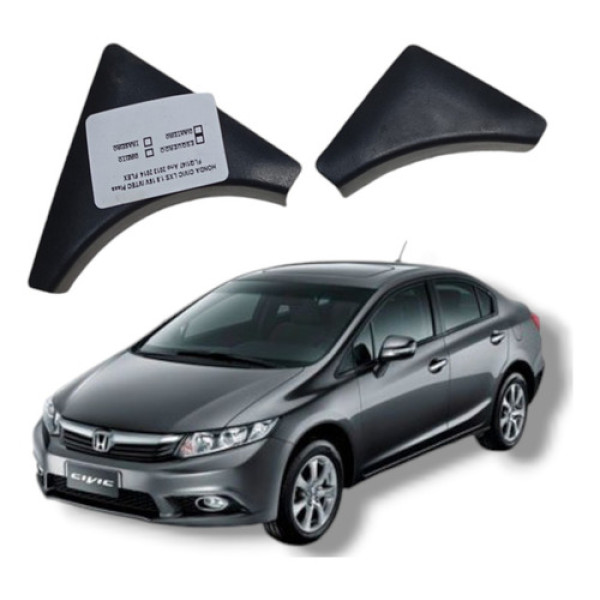 Par Acabamento Interno Porta Direita Honda Civic Lxs 2012 16