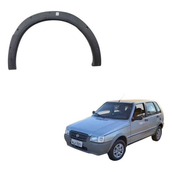 Moldura Paralama Dianteiro Ld Fiat Uno Mille 2012 100165925 Cinza