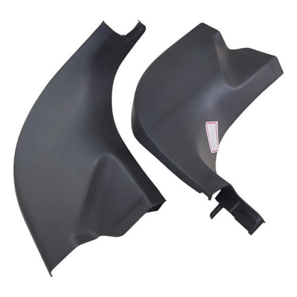 Par Soleira Porta Dianteira Ford Ka Flex 1.0 Preto