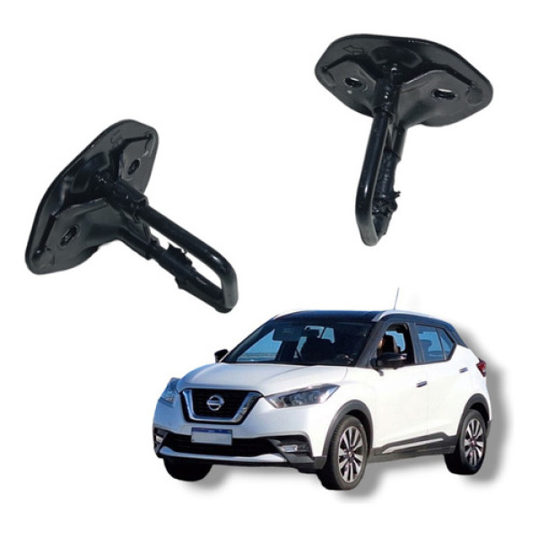 Par Batente Trava Banco Traseiro Nissan Kicks 2016 A 2020