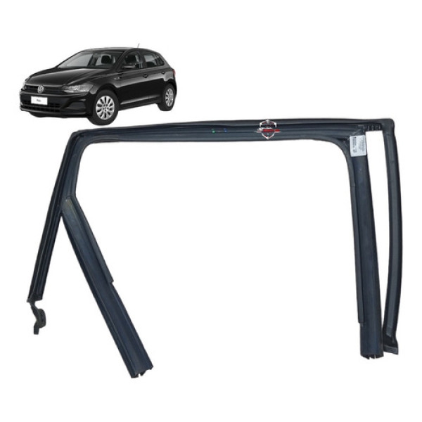 Borracha Canaleta Traseira Volkswagen Polo 2019