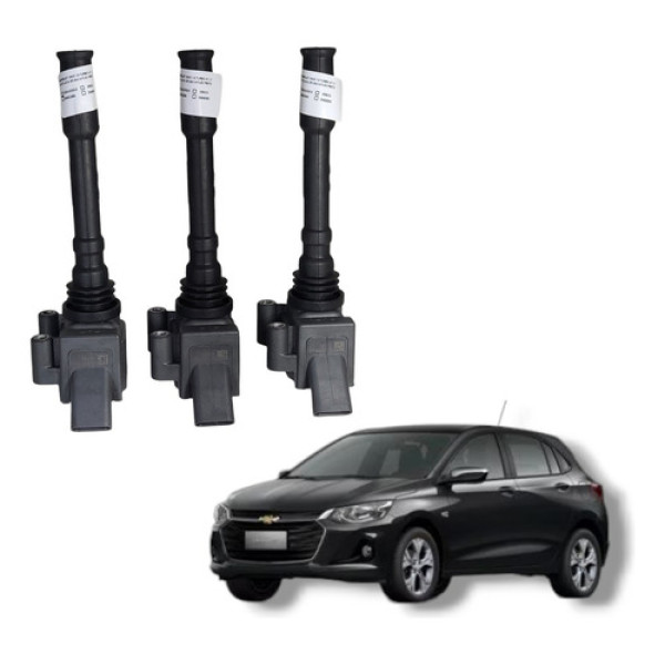 Jogo Bobina Ignição Gm Onix Turbo 1.0 2020 2023