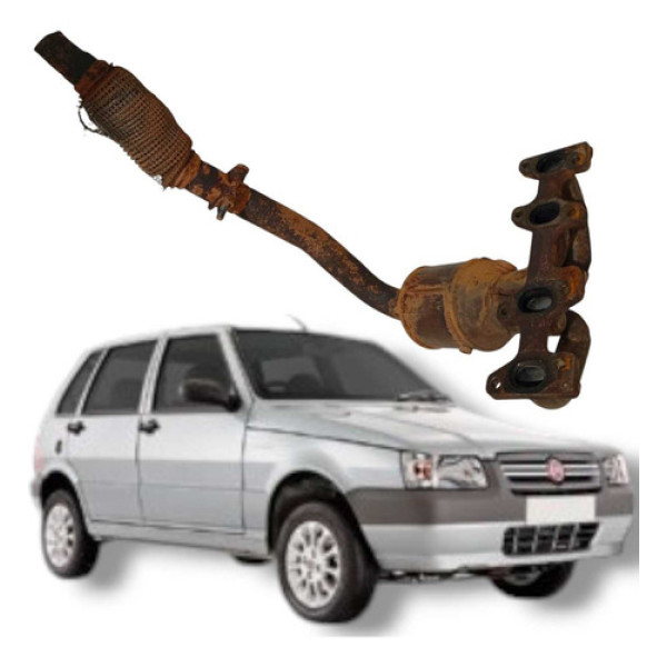 Tubo Escapamento Catalisador  Fiat Uno Mille Fire Flex 2008
