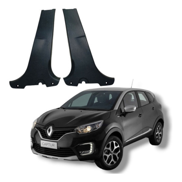 Par Acabamento Coluna Central Renault Captur 2018 A 2021