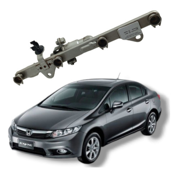 Flauta Injeção Partida Fria Honda Civic Lxs1.8 2012 2016