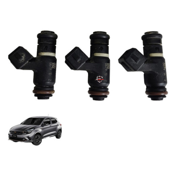 Jogo Bico Injetor Fiat Argo 1.0 Flex 2019