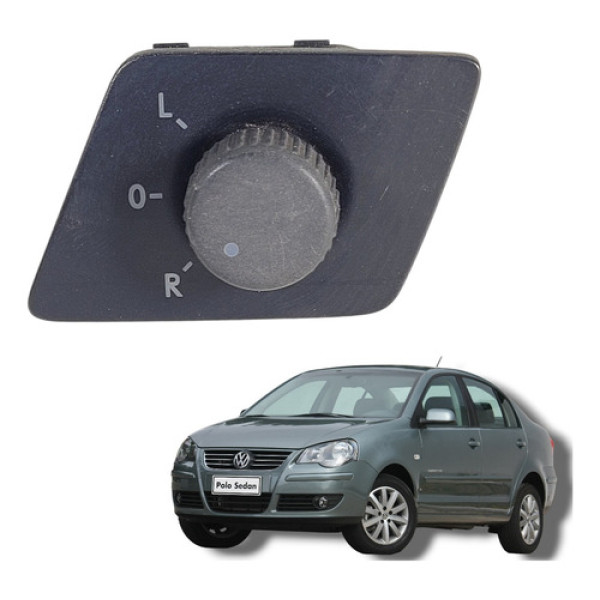 Botao Regulagem Retrovisor Vw Polo Comfortline 2008 2013