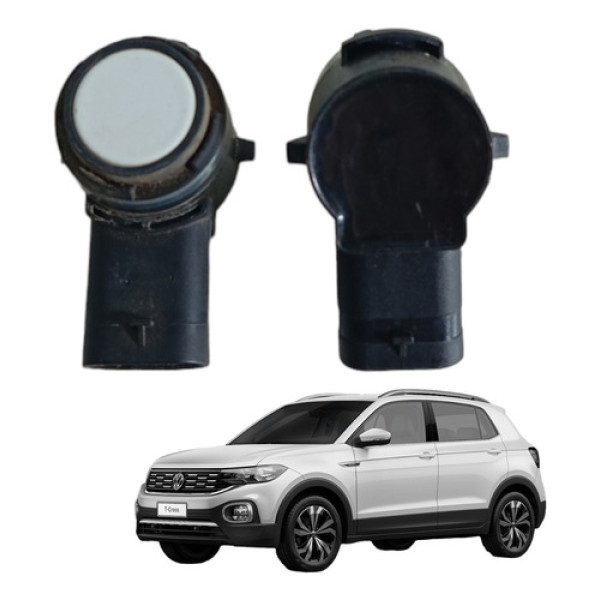 Par Sensor Estacionamento Traseiro Volks. T-cross 2014 2023
