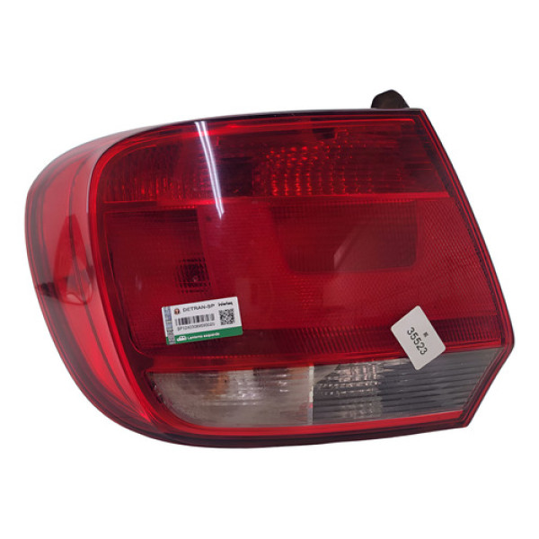 Lanterna Esquerda Volkswagen Gol  Novo 1.6 Total Flex 2013 Esquerdo/motorista Vermelha