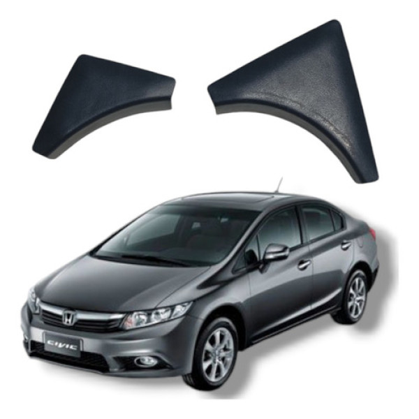 Par Acabamento Interno Lado Esquerdo Honda Civic Lxs 2012 16