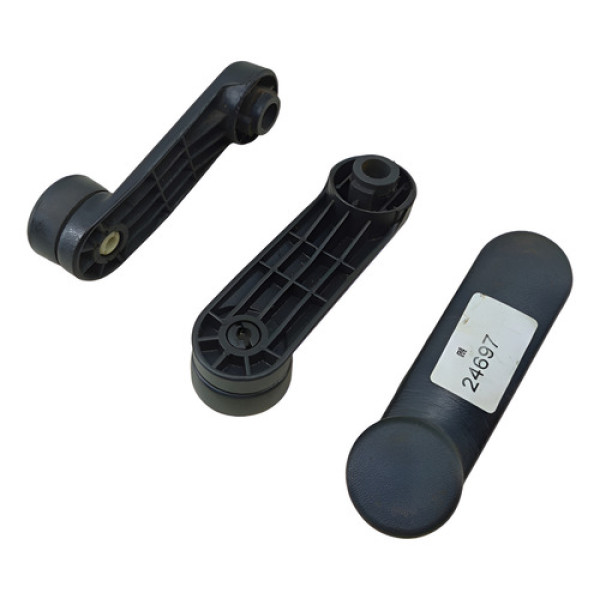 Jogo Manivela Vidro Gm Corsa 1995 2001  Preto