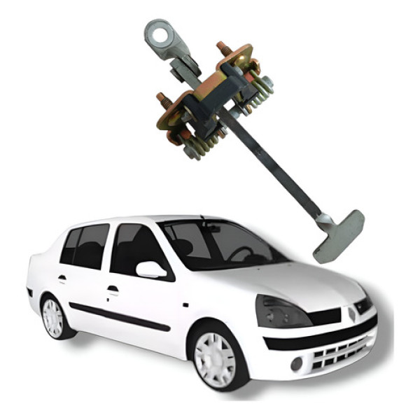 Limitador Porta Dianteira Direita Renault Clio Megane 2004 Dianteira Dianteira Cinza