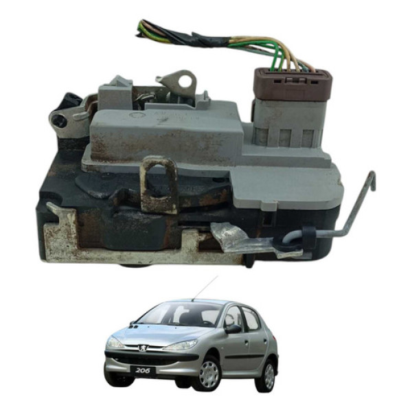 Fechadura Eletrica Porta Dianteira Le Peugeot 206 2008
