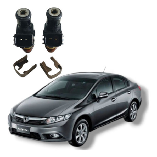 Par Bico Injetor Honda Civic Lxs 1.8 2012 2016
