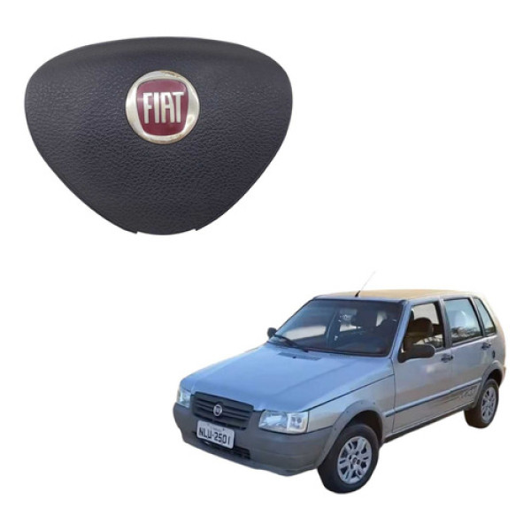 Tampa Buzina Volante Fiat Uno Mille 2000 2012 B2851390 Preto