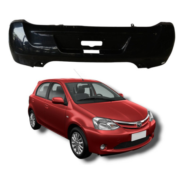 Parachoque Traseiro Toyota Etios Hatch 2012 A 2020