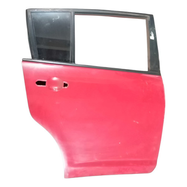 Porta Traseira Lado Direito Nissan Tiida 2008 Traseira Direito Vermelha