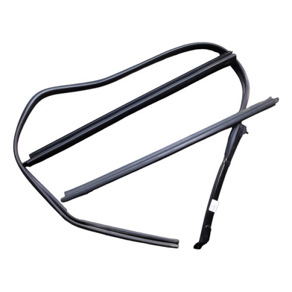 Kit Borracha Pestana Porta Tras Esquerda Toyota Etios 2018 Preto