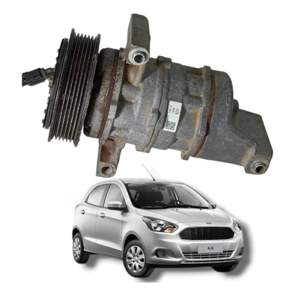 Compressor Ar Condicionado Ford Ka Se 1.0 12v Tivct 2017