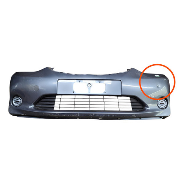 Parachoque Toyota Etios 2013 2016 Dianteiro Cinza-escuro
