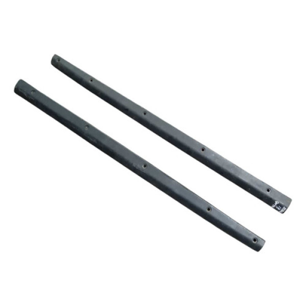 Par Moldura Lateral Caçamba Fiat Strada Work 2014 100210539 Preto Preto Preto