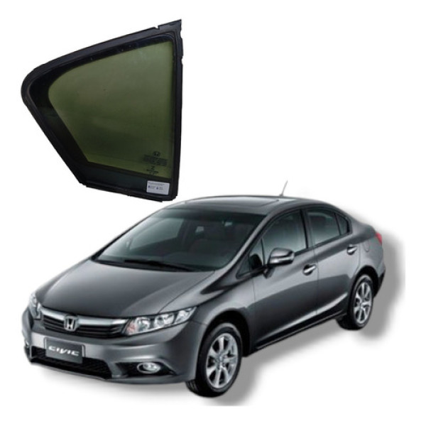 Vidro Fixo Traseiro Esquerdo Honda Civic Lxs 2012 2016