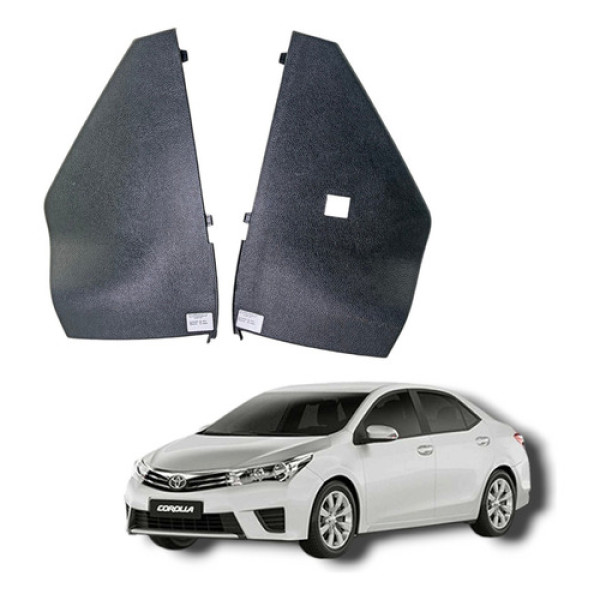 Par Acabamento Lateral Painel Toyota Corolla 2016