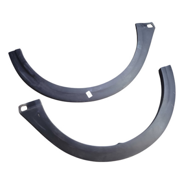 Par Moldura Paralama Tras Citroen Aircross 2011 16816c0101 Preto