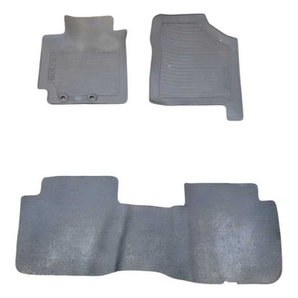 Jogo Tapete Toyota Etios Hb X 2015 Cinza