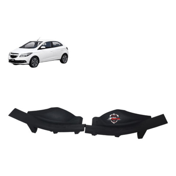 Par Soleira Acabamento Traseiro Chevrolet Onix 2014