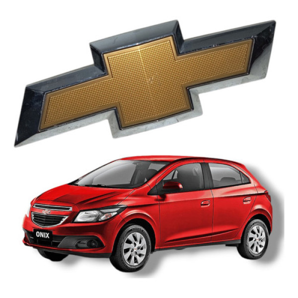Emblema Grade Dianteira Chevrolet Onix 2013 A 2020