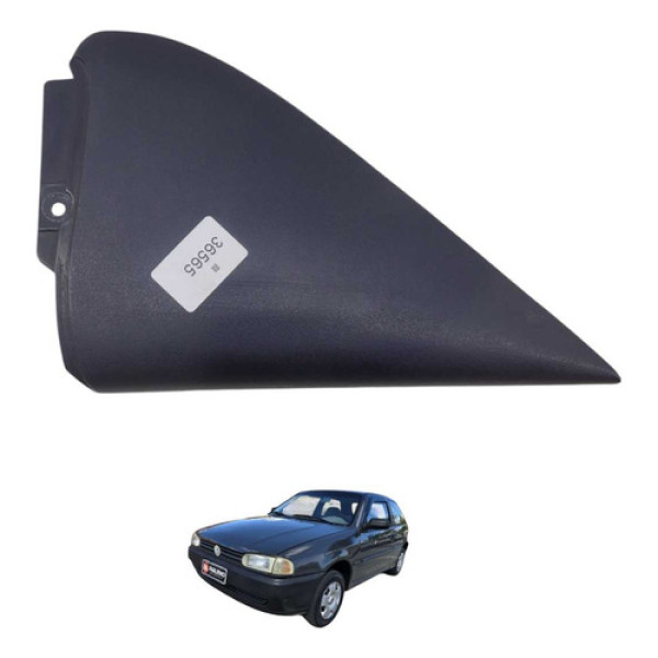 Acabamento Interno Retrovisor  Ld Vw Gol G2 G3 2002 Preto