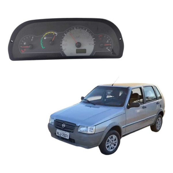 Painel Instrumentos Fiat Uno Mille Way 2010 2012 51828600 Preto