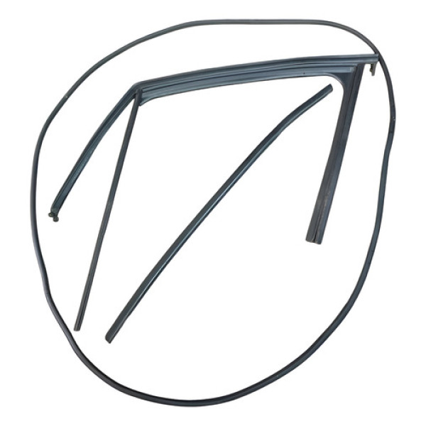 Kit Borracha Pestana Porta Diant Esquerdo Jeep Renegade 2022 Preto