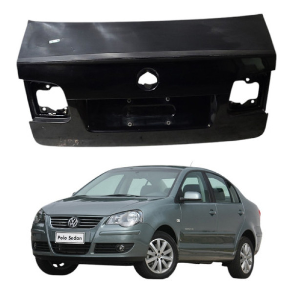 Tampa Traseira Volkswagen Polo Comfortline Sedan 2008 2013