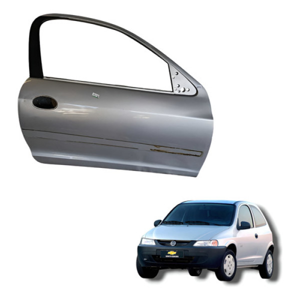 Porta Dianteira Direita Chevrolet Celta 1.0 2 Portas  2000 Dianteira Direita Prata