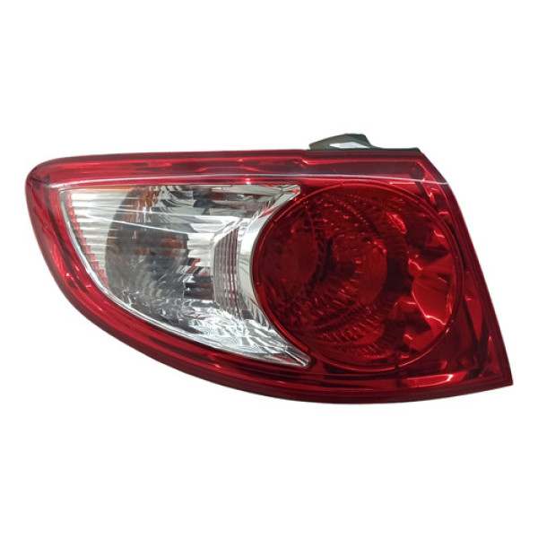 Lanterna Traseira Esquerda Hyundai Santa Fe 2007 2010  Esquerdo/motorista Vermelho