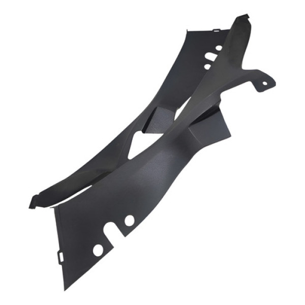  Par Friso Traseiro Banco Ford Fiesta 2014 2018 Preto