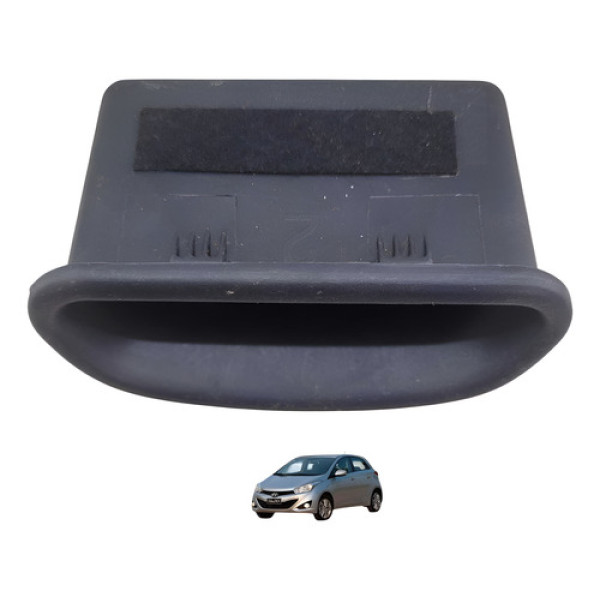 Moldura Puxador Interno Tampa Traseira Hyundai Hb20 2013 Verde-escuro
