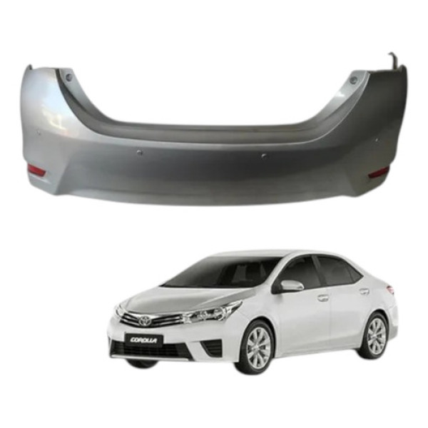 Parachoque Traseiro Toyota Corolla Original Completo 2016