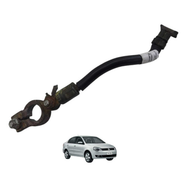 Cabo Polo Negativo Bateria Vw Polo Comfortline 1.6 2008 2013