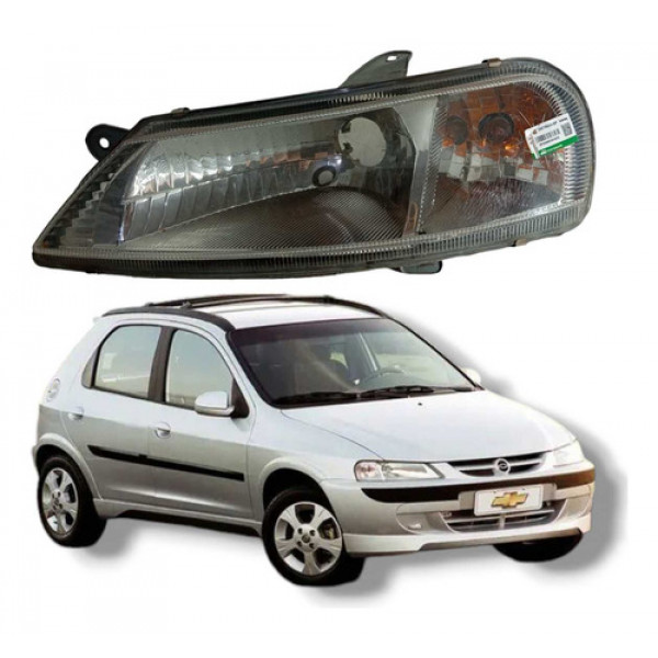 Farol Esquerdo Chevrolet Celta 2000