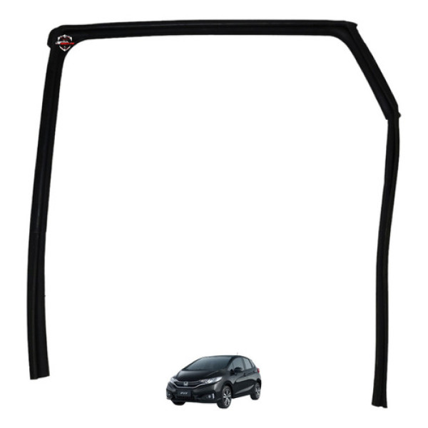 Borracha Canaleta Traseira Esquerda Honda Fit 2017
