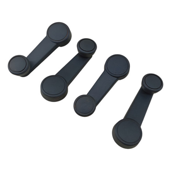 Jogo Manivela Vidro Ford Ka 2015 2019 Preto