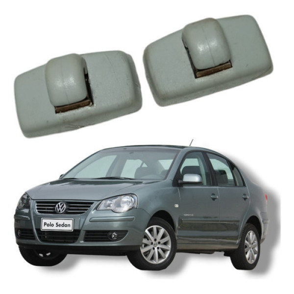 Par Suporte Quebra Sol Volks. Polo Comfortline 2008 2013