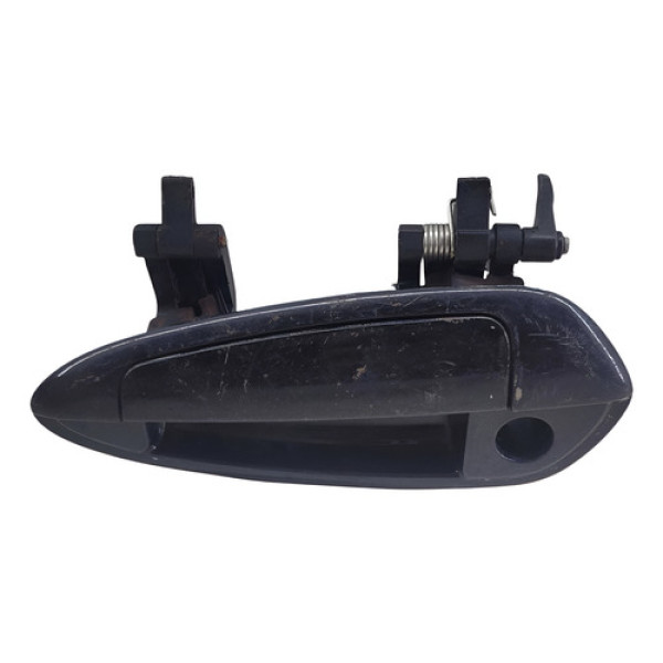Maçaneta Externa Diant Esquerda Fiat Punto Linea 2008 2013 Preto Dianteira