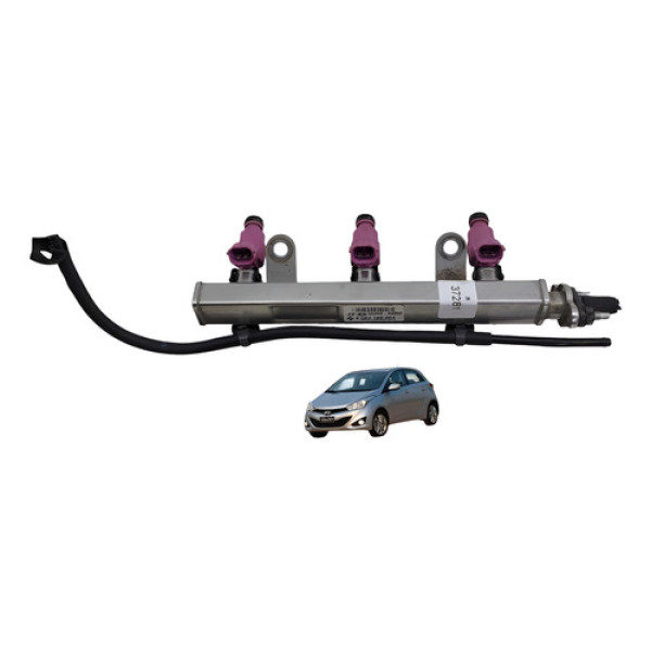 Flauta Bico Injetor Hyundai Hb20 1.0 3cc 2013 3535004090