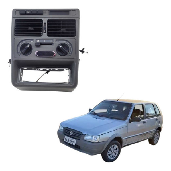 Moldura Central Ar Comando Difusor Ar Fiat Uno Mille 2012