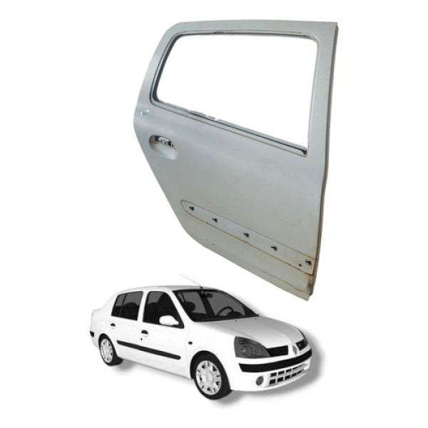 Porta Traseira Direita Passageiro Renault Clio Sedan 2004